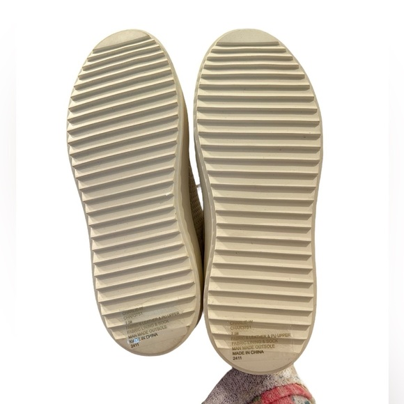 NIB Steve Madden Women’s Charlie Woven Platform Sneakers in size 7.5 - Picture 10 of 11